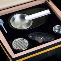 Hộp giữ ẩm Cigar (xì gà) Cohiba chất liệu gỗ tuyết tùng có đồng hồ đo độ ẩm - Hộp giữ ẩm Cigar (xì gà) Cohiba chất liệu gỗ tuyết tùng có đồng hồ đo độ ẩm