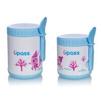 Hộp Giữ Ấm Thức Ăn Kèm Thìa & Dĩa - 400cc Upass UP9652Y