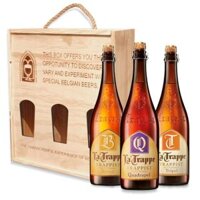 Hộp Gỗ 3 Chai Bia Thầy Tu La Trappe Hà Lan – Chai 750ml