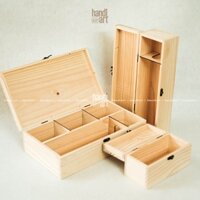 Hộp gỗ đựng chai rượu vang, hộp quà tặng tết