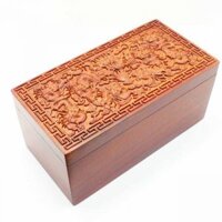 Hộp gỗ đựng đồ ĐGTA đựng trang sức, con dấu Cty có  đục Cửu Long