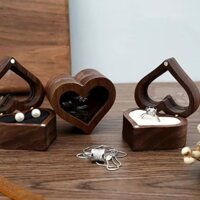 Hộp Gỗ Đựng Nhẫn Cưới, Nhẫn Đơn Siêu Đẹp Cao Cấp
