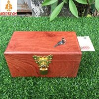 Hộp gỗ đựng tiền tiết kiệm mini có khóa