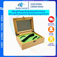 Hộp gỗ Fargo chuyên dụng đựng dung dịch Avizor cho người dùng kính Ortho-K - Buddy Central