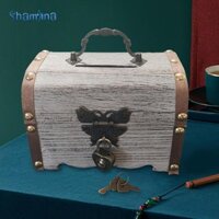 Hộp Gỗ Heo Đất Tổ Chức Đa Năng Hộp Kho Báu Cho Trẻ Em Quà Tặng Sinh Nhật