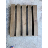 Hộp gỗ làm Giường Pallet - làm bàn ghế sofa - Hộp Pallet decor ghép thành giường đã sơn chống mốc