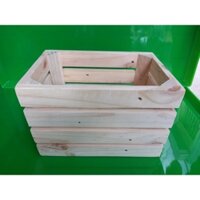 Hộp gỗ Pallet thông 30 x 20 x s20 - box gỗ thông