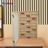 Hộp gỗ trưng bày Bộ sưu tập tủ trưng bày có tiết kiệm Hộp trưng bày treo tường cho các nhân vật hành động
