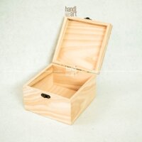Hộp gỗ vuông đựng đồ đa năng (10x15cm) - Woody Box