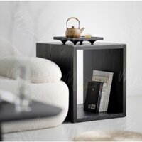Hộp gỗ vuông màu đen, trang trí decor, setup sự kiện, dùng cho quán cafe, cửa hàng, homstay