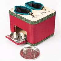 Hộp gỗ xông chân ngải