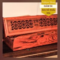 Hộp gỗ xông nhang trầm hộp 200g