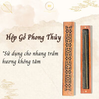 Hộp gỗ xông nhang trầm hương không tăm