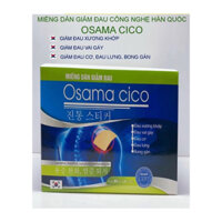 Hộp Gói Miếng Dán Giảm Đau Công Nghệ Hàn Quốc  Osama Cico ( 30 gói, mối gói có 2 miếng dán bên trong)