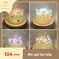 Hộp Gương Hoa Tulip Decor Phòng Ngủ Chill - Bàn Trang Điểm Độc Đáo Trang Trí Đèn Led Làm Quà Tặng