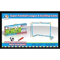 Hộp hai khung thành bóng đá mini cho trẻ chơi trong nhà - Bé đam mê bóng đá