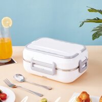 Hộp hâm nóng Cơm 4 ngăn Cao Cấp Ruột inox 304 hàng cao cấp - Trắng