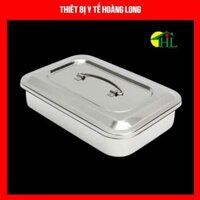 Hộp Hấp dụng cụ y tế Inox Chữ Nhật - hộp sản  Loại  Có quai xách