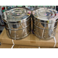HỘP HẤP TRÒN DỤNG CỤ Y TẾ, BÔNG GẠC FULL SIZE