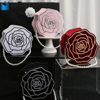 Hộp hoa cầm tay SPARKL Rose, Hộp sắp xếp hoa lãng mạn bằng giấy, Túi xách hoa Hộp đóng gói quà tặng có thể gập lại di động Quà tặng ngày lễ tình nhân