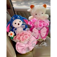 Hộp Hoa Gấu Bông Dễ Thương - Si Mê Flowers