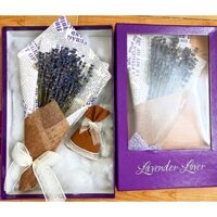 Hộp hoa khô lavender