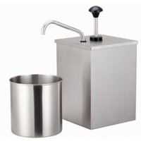 Hộp inox 304 bơm tương cà tương ớt 1 vòi dung tích 2 lít