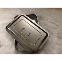 Hộp inox có nắp  size lớn - Hộp đựng đồ tiểu phẫu