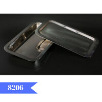 Hộp inox đựng dụng cụ có nắp trơn - Cái