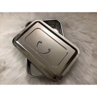 Hộp inox tiểu phẫu - Kích thước 20*27cm