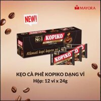 HỘP KẸO CÀ PHÊ KOPIKO DẠNG VỈ (12 vỉ x 24g)