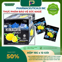 Hộp Kẹo chanh muối Himalaya vị bạc hà (15g x 12 gói)