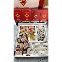 Hộp kẹo di sản Đường Lâm : Kẹo lạc, kẹo dồi,kẹo vừng,kẹo gạo lứt đạt chuẩn OCOP