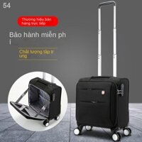 (Hộp kéo)Vali cabin 18 inch ngang 16 nữ hộp đựng xe đẩy mini nhỏ gọn vải Oxford mật khẩu nam