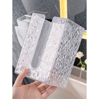 Hộp khăn giấy không cần khoan, gắn tường, chống nước, đựng khăn ướt, hộp đựng khăn giấy nhà bếp