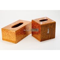Hộp khăn giấy vuông gỗ dừa
