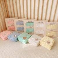 Hộp Khăn Tắm Xô Organic 6 Lớp Cao Cấp MONONA Mềm Mại, Thấm Hút Và An Toàn Cho Bé (2 Loại: Khăn Màu - HELLO-BABY