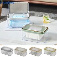 Hộp khăn ướt FOUNDTWO có đĩa lò xo, Hộp đựng khăn ướt chống bụi dung tích lớn, Hộp đựng khăn giấy treo tường bằng nhựa đa chức năng để bàn