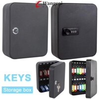Hộp khóa lưu trữ chìa khóa WANGMCAI, Tủ chìa khóa kết hợp treo tường tiện lợi, Khóa cài đặt dễ dàng chất lượng cao / Khóa mã 20 móc chìa khóa Văn phòng đặt cọc an toàn tại nhà