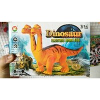 Hộp Khủng Long Pin 2 Đầu Cổ Dài Đẻ Trứng