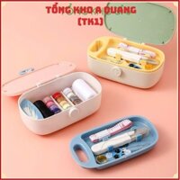 HỘP KIM CHỈ ĐA SẮC,  Bộ Dụng Cụ May Vá Đa Năng Cao Cấp - Hộp Kim Chỉ Và Dụng Cụ May Vá Gấp Gọn Sang Trọng-MA: HOPKIMCHI