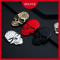 Hợp kim kẽm 3D cờ Mỹ đầu lâu nhãn xe kim loại nhãn dán xe bên nhãn dán vết xước thân xe