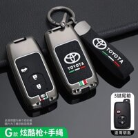 Hợp Kim Kẽm Chìa Khóa Xe Ô Tô Dành Cho Xe Toyota Land Cruiser Prado 150 Camry Prius Vương Miện Cho Subaru Foreste XV Giá Đỡ Phụ Kiện Xe Hơi