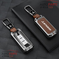 Hợp Kim Kẽm Da Xe Chìa Khóa Bao Điều Khiển Từ Xa Chìa Khóa Khóa Móc Khóa Cho Mitsubishi ASX LANCER Pajero Thể Thao Outlander Eclipse Xpander Cross