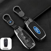 Hợp Kim Kẽm Kim Loại Chìa Khóa Xe Fob Ốp Lưng Vỏ Móc Khóa Từ Xa Giá Đỡ Bảo Vệ Cho Xe Ford Fiesta Mondeo Focus F150 F250 F350 EcoSport Everest Explorer Expedition Ranger Wildtrak T6