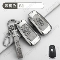 Hợp Kim Kẽm Retro Da Thật Chính Hãng Xe Thông Minh Chìa Khóa Fob Bao Dành Cho Xe Ford Ranger Wildtrak Raptor Everest Explorer Ecosport Edge Escape Tpu Bảo Vệ