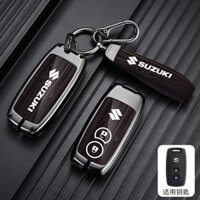 Hợp Kim Kẽm Thời Trang Hạt Gỗ Bóng Chìa Khóa Xe Ô Tô Vỏ Bảo Vệ Fob Móc Khóa Cho Suzuki Grand Vitara SX4 Scoss S-Cross Swift 2006 2007 2008 2009 2010 2011 2012 2013