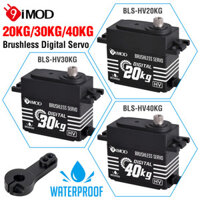 Hợp Kim Nhôm Chống Thấm Nước Kỹ Thuật Số Kim Loại Bánh Răng Servo Cho RC Xe Bánh Xích Thuyền DIY 9 Không Chổi Than 20 / 30 / 40KG