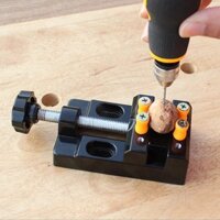 Hợp kim nhôm Có thể điều chỉnh hàm Mini Băng ghế kẹp Máy khoan Bàn ép Vise DIY Điêu khắc Thủ công Dụng cụ sửa chữa