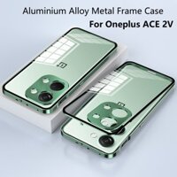 Hợp Kim Nhôm Khung Kim Loại Dành Cho OnePlus Nord 3 5G Ốp lưng Trong Suốt Acrylic Ốp Lưng Cho One Plus Nord 3 ACE 2V